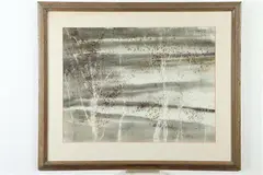 Vincent A. Hartgen, Birch Trees, Watercolor