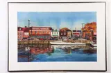 Margaret Kranking, Late Sun, Watercolor