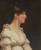 Samuel Woodforde, Untitled, in a white dress oil on canvas 61 x 51cm