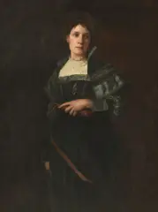 Thomas Cooper Gotch, Untitled, oil on canvas 118 x 89cm