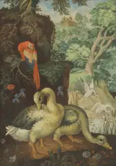 J. Webb, Untitled, oil on board 67.5 x 64.5cm