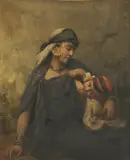 Pascal Blanchard, Untitled, oil on canvas 73 x 61cm Exhibited: A Guinchard & F Fourniret