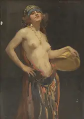Allan Douglas Davidson, Untitled, oil on board 36 x 25cm