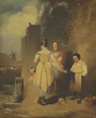 William Mulready, Untitled, oil on panel 32.5 x 26cm