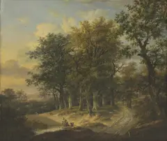 Marinus Adrianus Koekkoek, Untitled, oil on panel 58.5 x 67.5cm