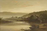Benjamin Williams Leader, Untitled, oil on canvas 46 x 66.5cm