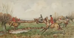 Thomas lvester-Lloyd, Untitled, watercolour 26 x 51cm (3)