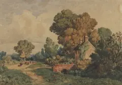 John Joseph Cotman, Untitled, watercolour 22.5 x 31.5cm Provenance: The residual contents of Bixley Manor