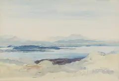 Untitled by David Young Cameron, pencil and watercolour 24 x 24cm Provenance: With Alex Reid & Lefèvre Ltd., sold Sep 2022