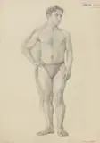 Boris Sporykhin, Untitled, pencil 59 x 40cm