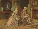 Henry Gillard Glindoni, Untitled, oil on canvas 69 x 92cm