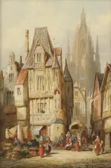 Henry Thomas Schaefer, Untitled, oil on canvas 30.5 x 20.5cm (2)