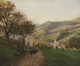 François Millet, Untitled, oil on canvas 45 x 54cm