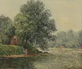 Maxime Maufra, Untitled, oil on canvas 47 x 55.5cm