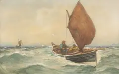 Ernest Dade, Untitled, watercolour 49.5 x 74cm