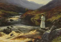 Joseph Farquharson, Untitled, oil on canvas 30 x 46cm