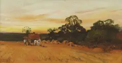 Herbert W. Faulkner, Untitled, oil on canvas 35.5 x 61cm