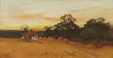 Herbert W. Faulkner, Untitled, oil on canvas 35.5 x 61cm
