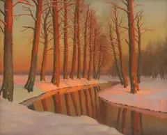 Michail Markianovic Guermacheff, Untitled, oil on canvas 46.5 x 55cm Provenance: With Frost & Reed