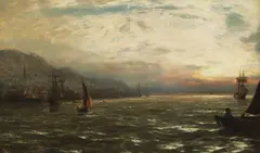 Untitled by David Farquharson, oil on canvas 30.5 x 46cm, sold Sep 2022