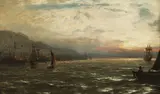 David Farquharson, Untitled, oil on canvas 30.5 x 46cm