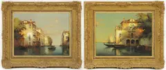 Georges Noël Bouvard, Untitled, oil on canvas 27.5 x 35.5cm (2)