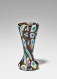 Small Murrine Floreali Vase by Fratelli Toso, blown murrine glass, sold Oct 2020