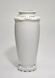 Emil Rutter, Large Vase, for Berlin (KPM), porcelain with molded and pierced decoration