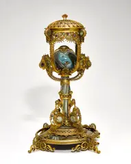 Lorenzo Radi, Calcedonio Centerpiece, , chalcedony glass with gilt copper mounts