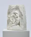 George Grey Barnard, Death of a Poet, 1906, carved marble relief, signed and dated to the lower right 'Barnard 1906'