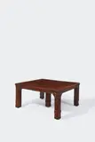 Isaac Scott, Dining table, 1894, carved walnut, signed "Isaac Scott" and dated 1894 to one leg, with four additional leaves