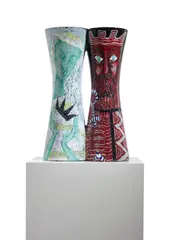 San Polo, Floor Vase, glazed ceramic, glaze mark 'SAN POLO VENEZIA ITALY 0/811'