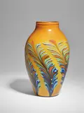 Giuseppe Barovier, Rare Piume Vase, for Vetreria Artisti Barovier, blown and applied glass