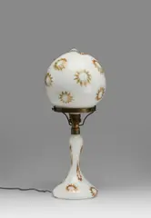 Murrine Table Lamp by Giuseppe Barovier, blown glass applied with star murrines, offered Oct 2020