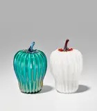 Napoleone Martinuzzi, Two Ribbed Pepper Sculptures