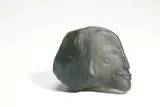 Erwin Burger, Portrait Bust, carved glass