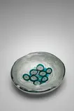 Ercole Barovier, Unique Cacchia Bowl, internally decorated with silver leaf and cacchia murrines, engraved 'Ercole Barovier 27/1/64'