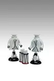 Fulvio Bianconi, Two Pairs of Candlesticks