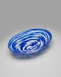 Archimede Seguso, Fantasia Bianco-Azzuro Bowl, for Vetreria Archimede Seguso, internally decorated glass, engraved 'Archimede Seguso Murano'