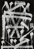 RETNA, Untitled (Dripping Composition)