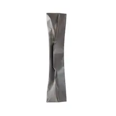 Ewerdt Hilgemann, Untitled (Imploded Column), stainless steel, apparently unsigned