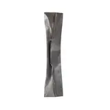 Ewerdt Hilgemann, Untitled (Imploded Column), stainless steel, apparently unsigned