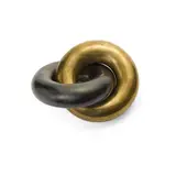 Kelly Wearstler, Knot, burnished and gilt bronze, etched 'Kelly Wearstler'