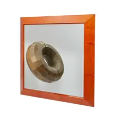 Fred Baier, Mirror with Toroid, glass and wood