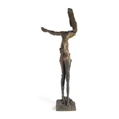 Stephen De Staebler, Winged Figure Pointing, bronze, incised to base 'DE STAEBLER 2003' and numbered 1/3