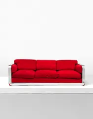 Untitled by Did, Chromium-plated metal, fabric upholstery, offered Oct 2020