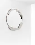 'Cúspide' mirror by Juan and Paloma Garrido, 2011, Mirrored glass, nickel-plated silver, gold-plated nickel, sold Oct 2020
