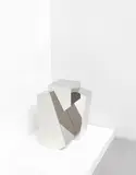 'Prisma' table by Juan and Paloma Garrido, 2009, Nickel-plated silver, sold Oct 2020