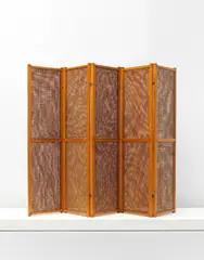 Untitled by Jean Royere, Beech, cane, offered Oct 2020