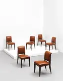 Émile-Jacques Ruhlmann, Set of six 'Drouant' dining chairs, model no. 22AR/1aNR